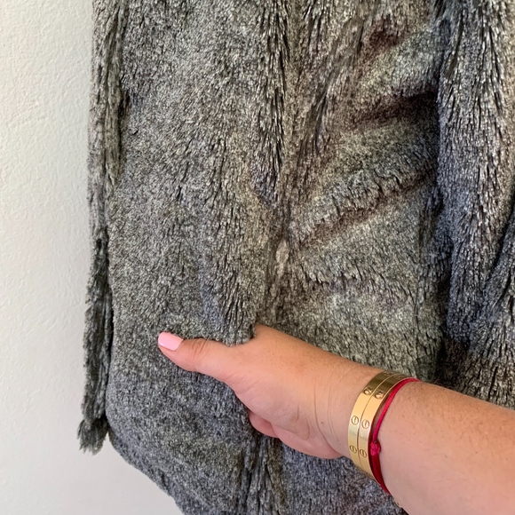 True Grit Jacket Blazer Size Large Furry - Picture 5 of 8